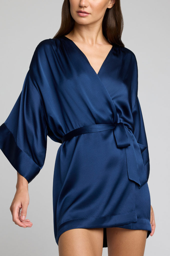 Eclipse Silk Mini Robe